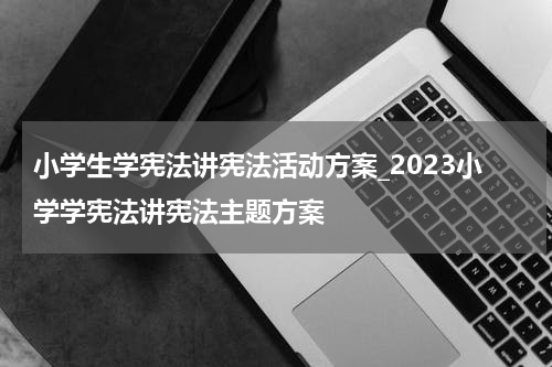 小学生学宪法讲宪法活动方案_2023小学学宪法讲宪法主题方案