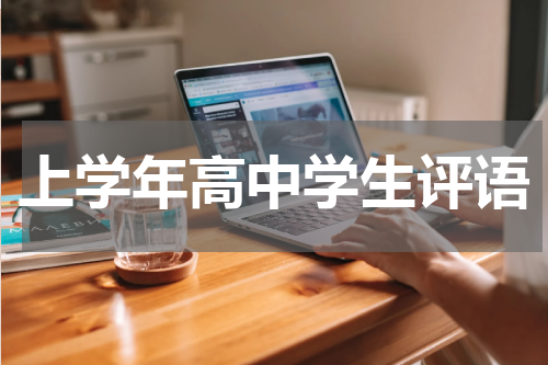 上学年高中学生评语