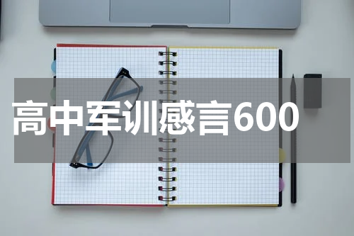 高中军训感言600