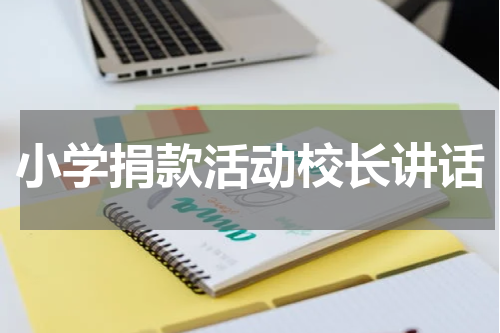 小学捐款活动校长讲话