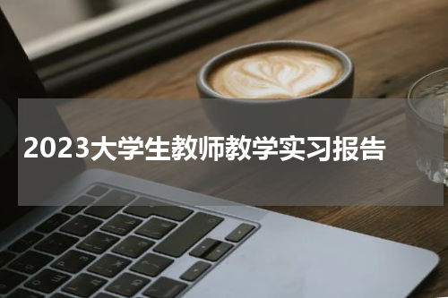 2023大学生教师教学实习报告