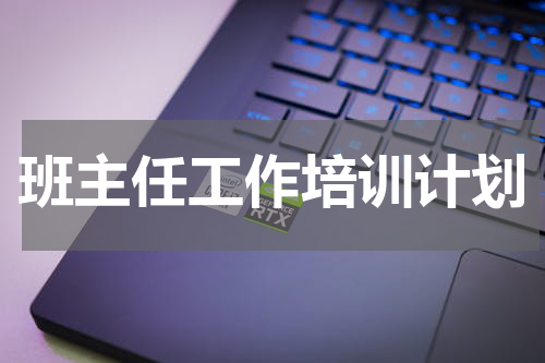 班主任工作培训计划