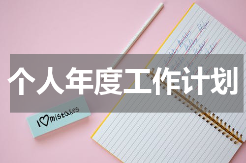 个人年度工作计划