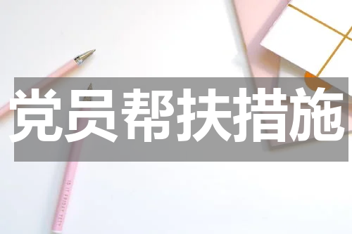 党员帮扶措施