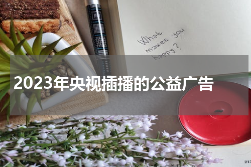 2023年央视插播的公益广告