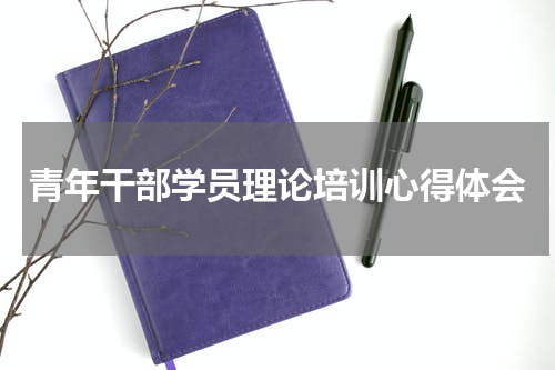 青年干部学员理论培训心得体会