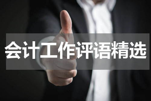 会计工作评语精选