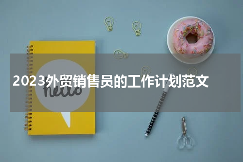 2023外贸销售员的工作计划范文