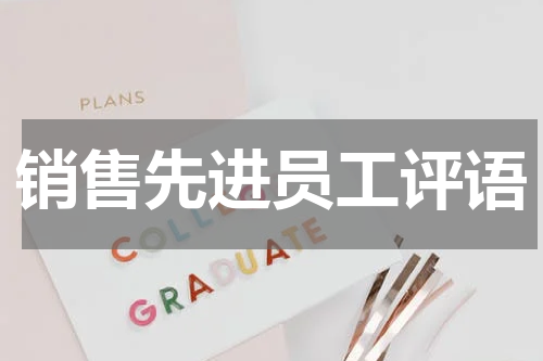 销售先进员工评语