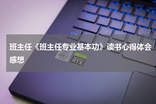 班主任《班主任专业基本功》读书心得体会感想