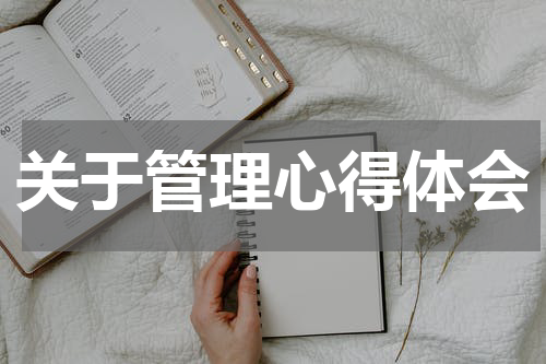 关于管理心得体会