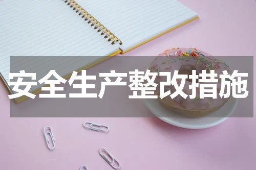 安全生产整改措施