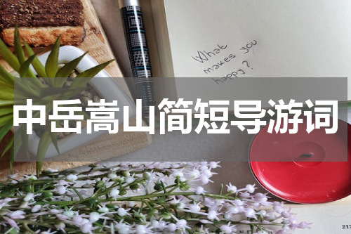 中岳嵩山简短导游词