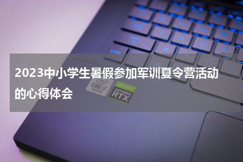2023中小学生暑假参加军训夏令营活动的心得体会