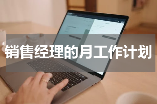 销售经理的月工作计划
