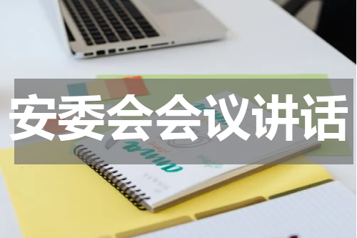安委会会议讲话