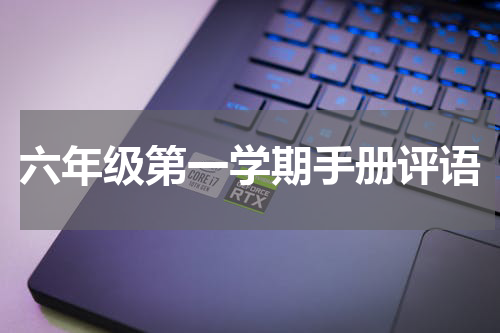 六年级第一学期手册评语