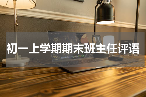 初一上学期期末班主任评语