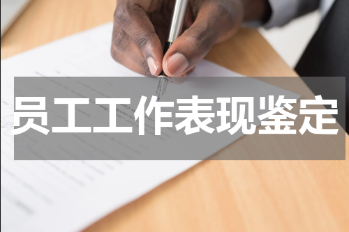 员工工作表现鉴定