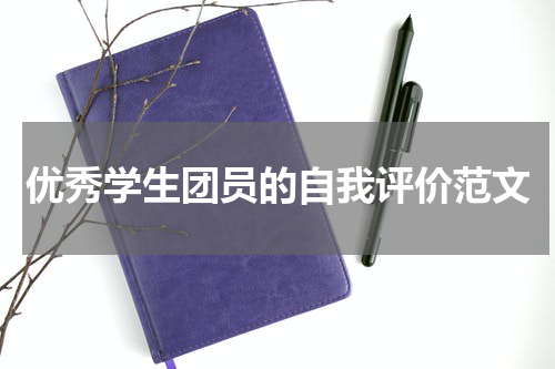 优秀学生团员的自我评价范文