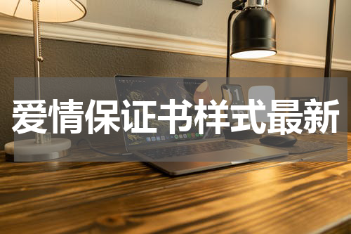 爱情保证书样式最新