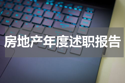 房地产年度述职报告