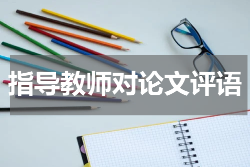指导教师对论文评语