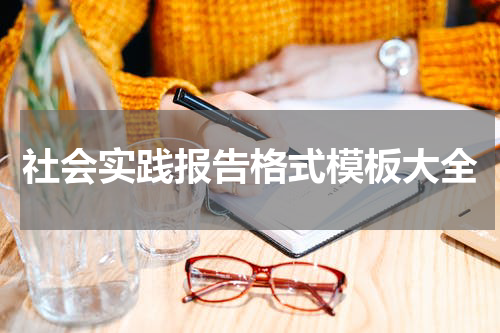 社会实践报告格式模板大全