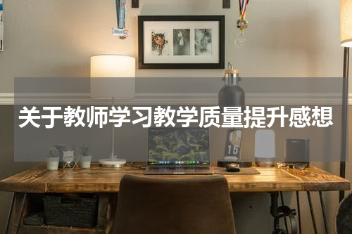 关于教师学习教学质量提升感想