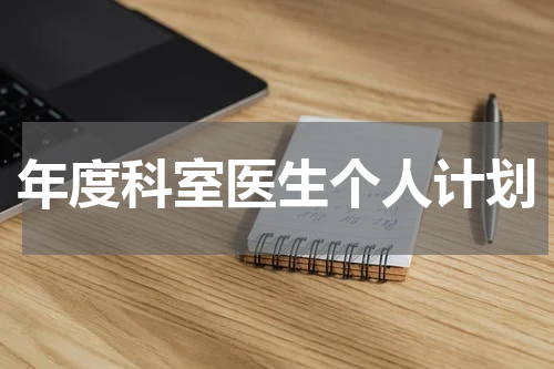 年度科室医生个人计划