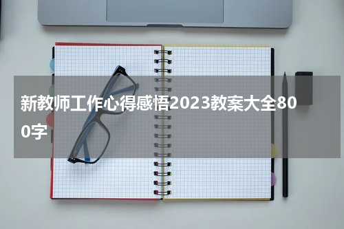 新教师工作心得感悟2023教案大全800字