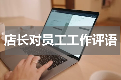 店长对员工工作评语