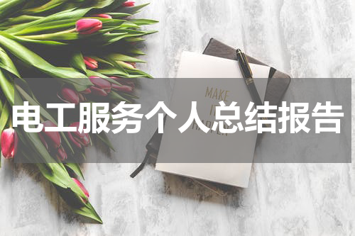 电工服务个人总结报告