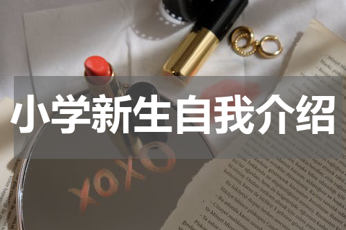 小学新生自我介绍
