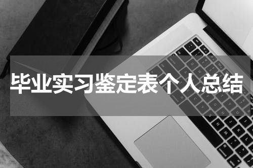 毕业实习鉴定表个人总结