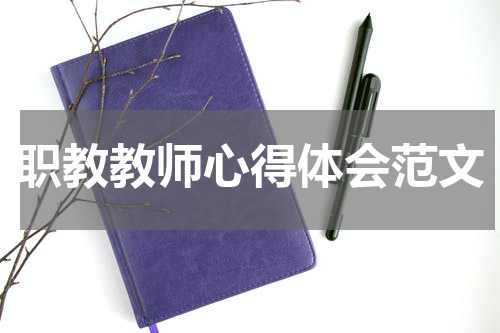 职教教师心得体会范文