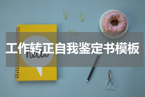 工作转正自我鉴定书模板