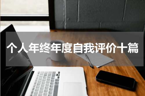 个人年终年度自我评价十篇