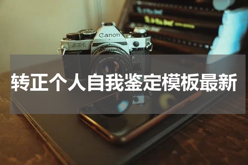 转正个人自我鉴定模板最新