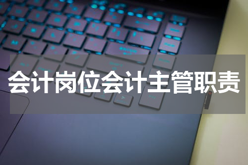 会计岗位会计主管职责