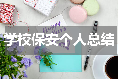 学校保安个人总结