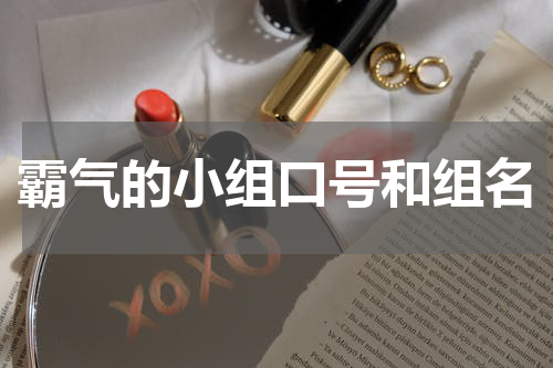 霸气的小组口号和组名