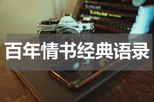 百年情书经典语录