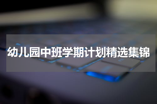 幼儿园中班学期计划精选集锦