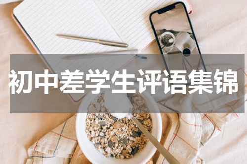 初中差学生评语集锦
