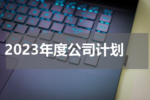 2023年度公司计划