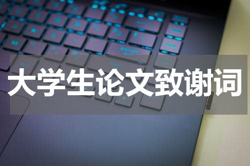 大学生论文致谢词
