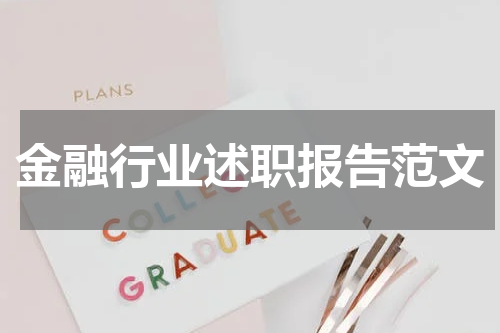 金融行业述职报告范文