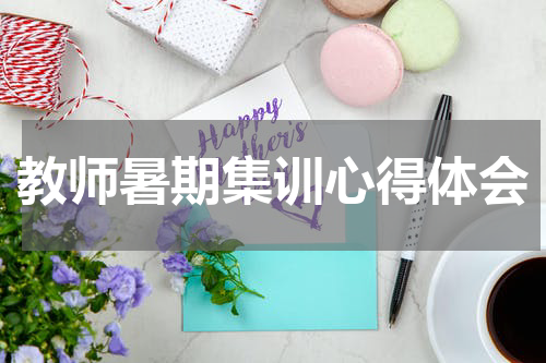 教师暑期集训心得体会