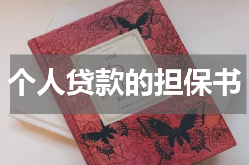 个人贷款的担保书